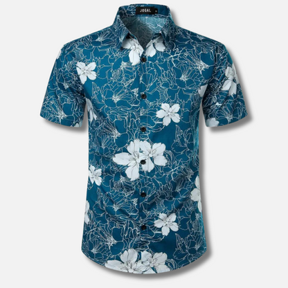 Summer Blouse Hawaiian Shirt Style for Men