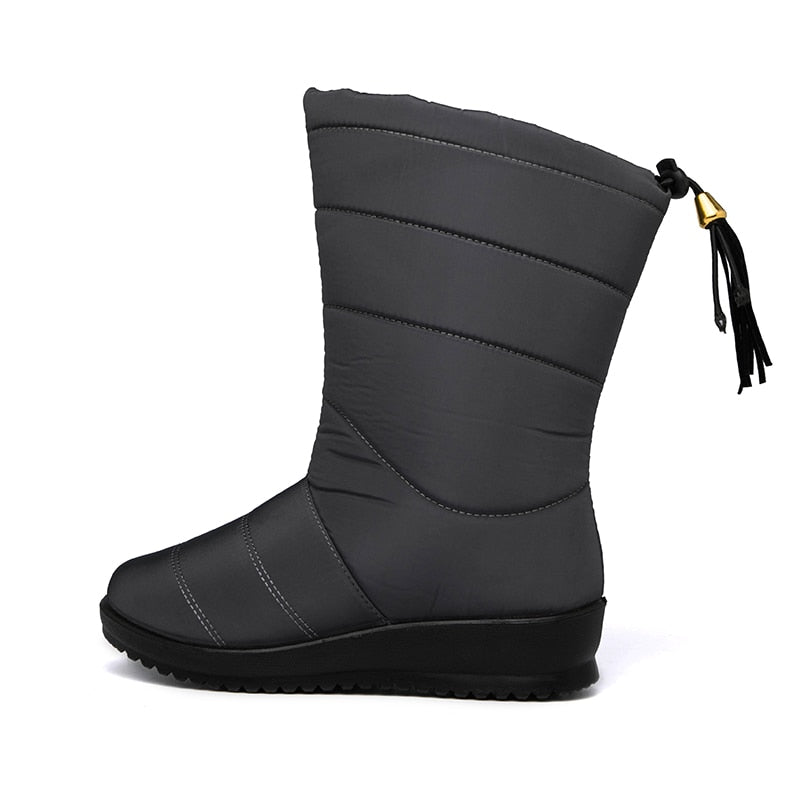 Waterproof Snow Boots Ultralight Faux Fur Lined