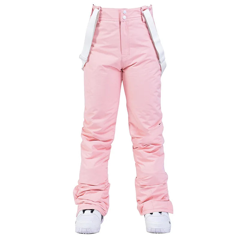 Ski pants Unisex Winter suspender design