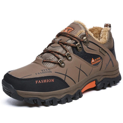 Men's Waterproof Leather Winter Boots