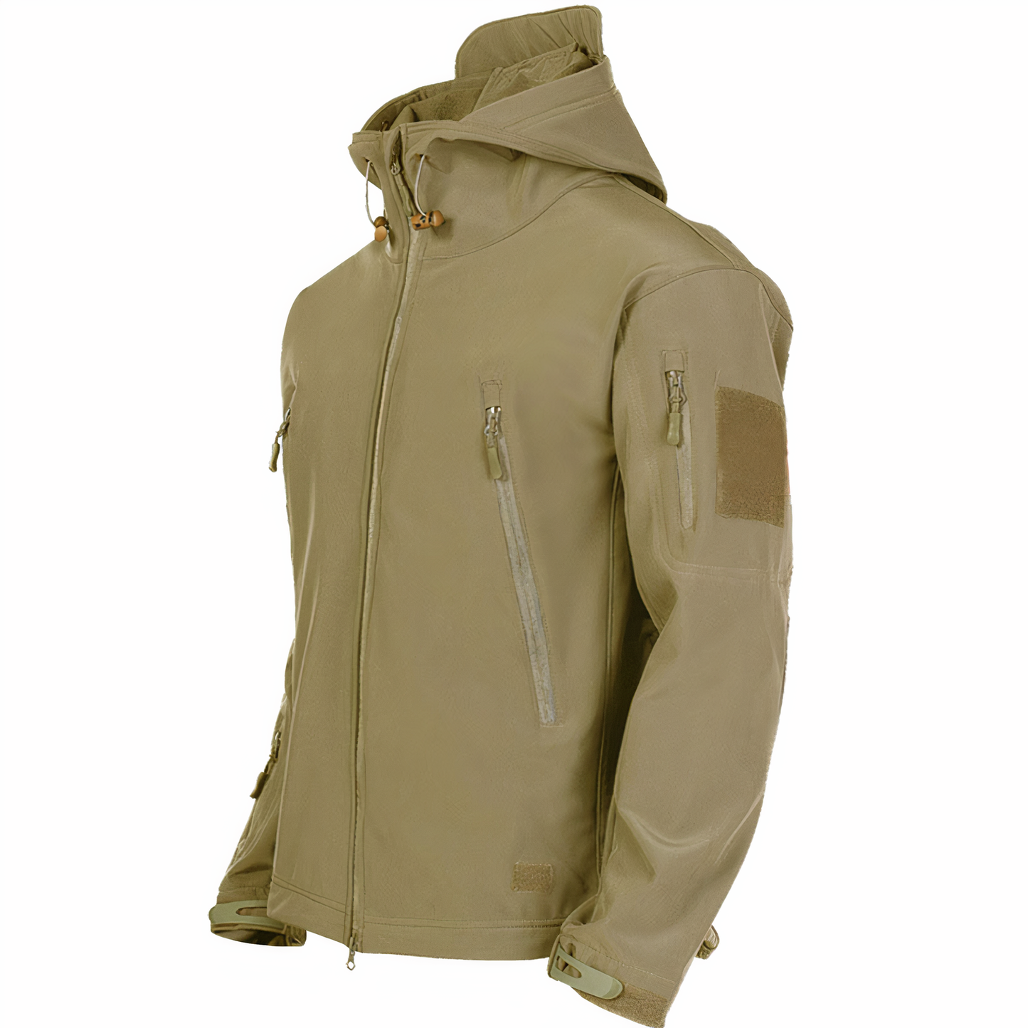 Waterproof outdoor jacket with hood