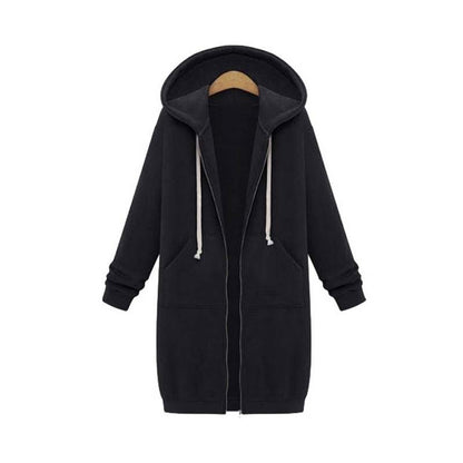 Stylish Women's Long Sweatjacket