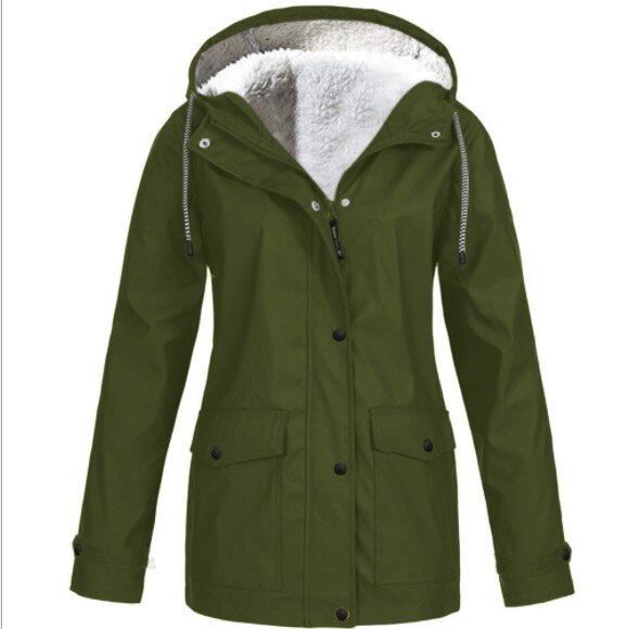 Waterproof Outdoor Jacket Warm Lined