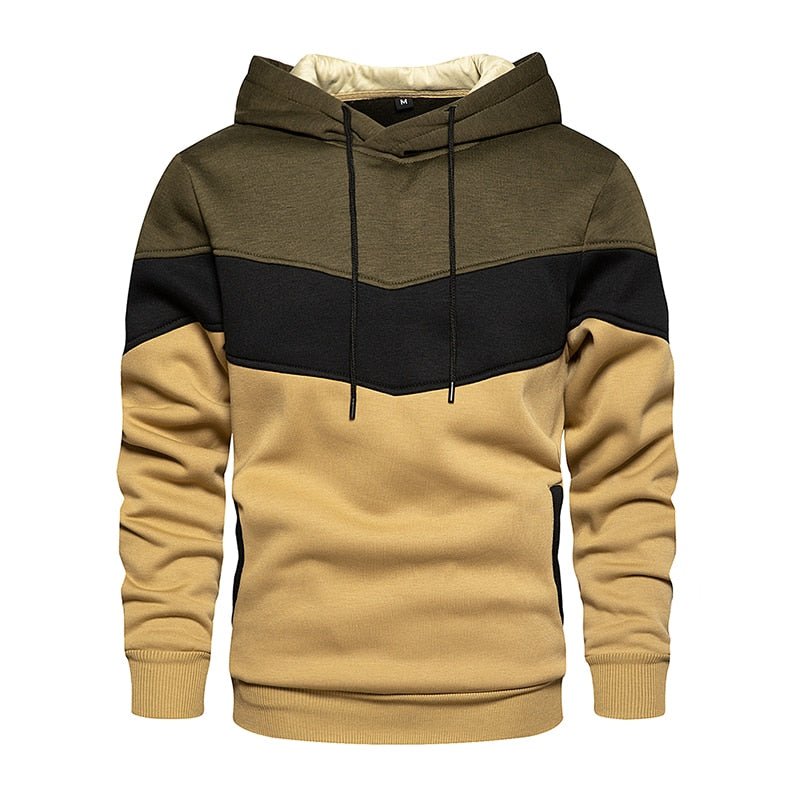 Comfortable Men's Hoodie Cotton Blend