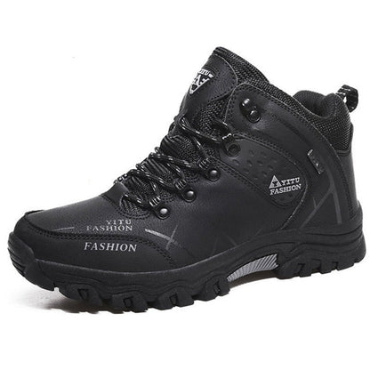 Men's Waterproof Leather Winter Boots
