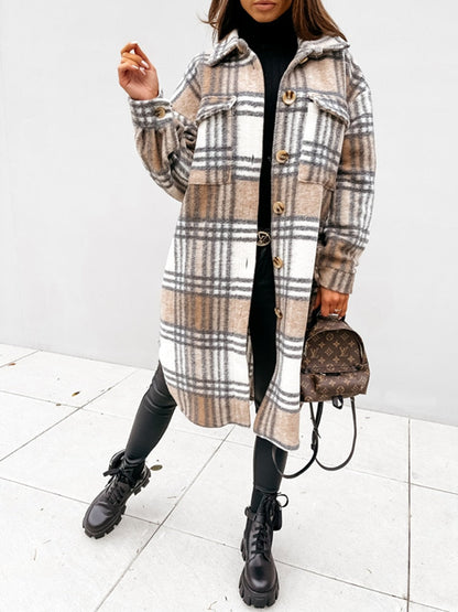 Men's Checked Jacket Casual Chic