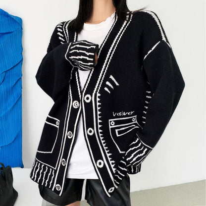 Cuddly Cardigan Ocean Blue Oversized