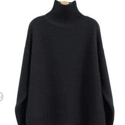 Oversized Turtleneck Sweaters for Women - Soft & Comfortable