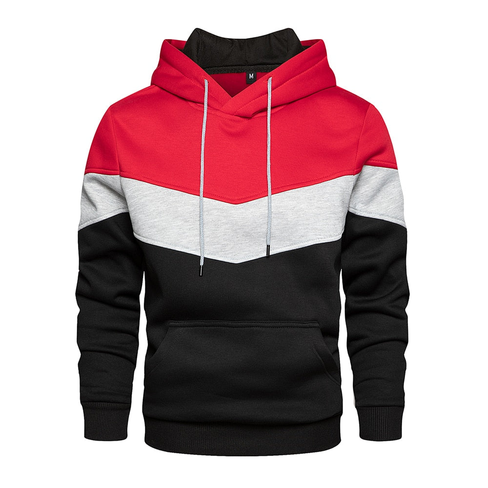 Comfortable Men's Hoodie Cotton Blend