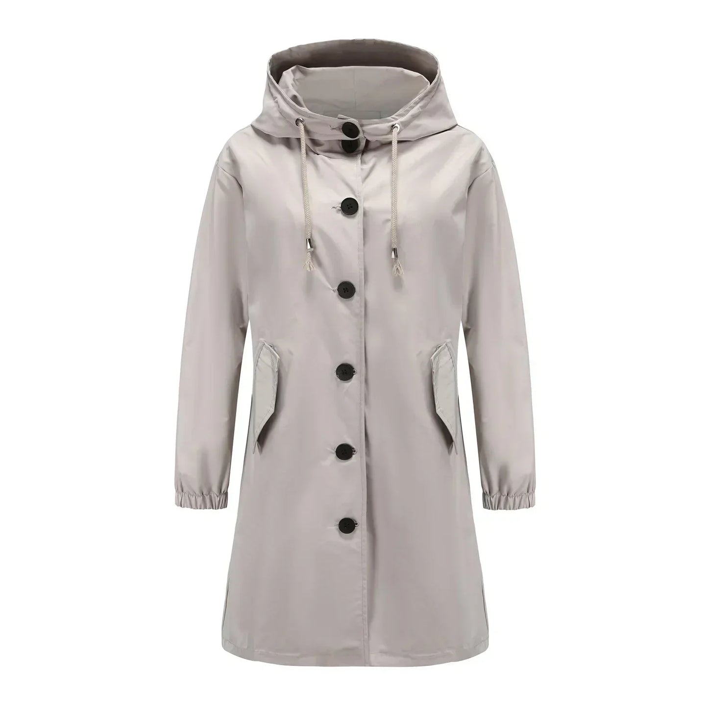 Stylish Women's Raincoat Trench Coat
