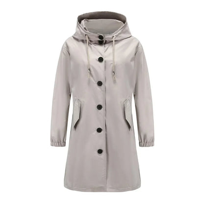 Stylish Women's Raincoat Trench Coat