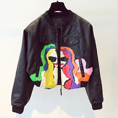 Trendy Play Too Hard Leather Jacket