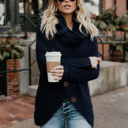 Stylish Turtleneck Asymmetrical Modern Design