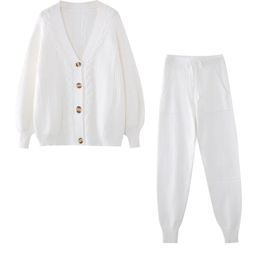 Women's Comfortable 2-Piece Sport Set Top and Pants