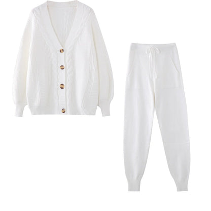 Women's Comfortable 2-Piece Sport Set Top and Pants