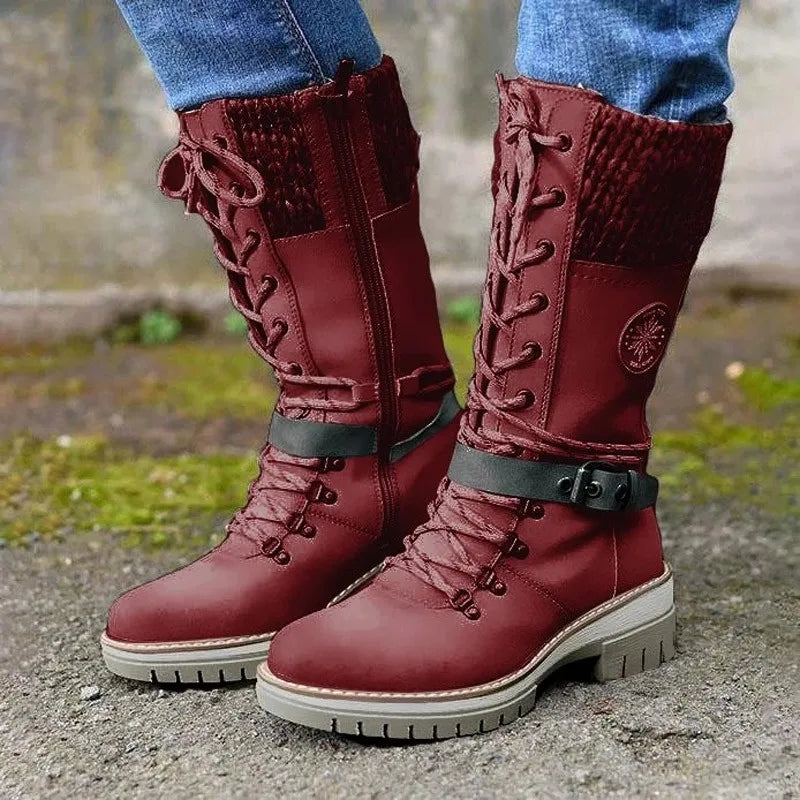 Women's Knee-High Winter Boots Black
