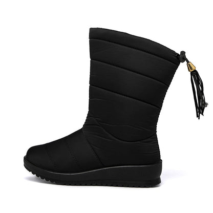Waterproof Snow Boots Ultralight Faux Fur Lined