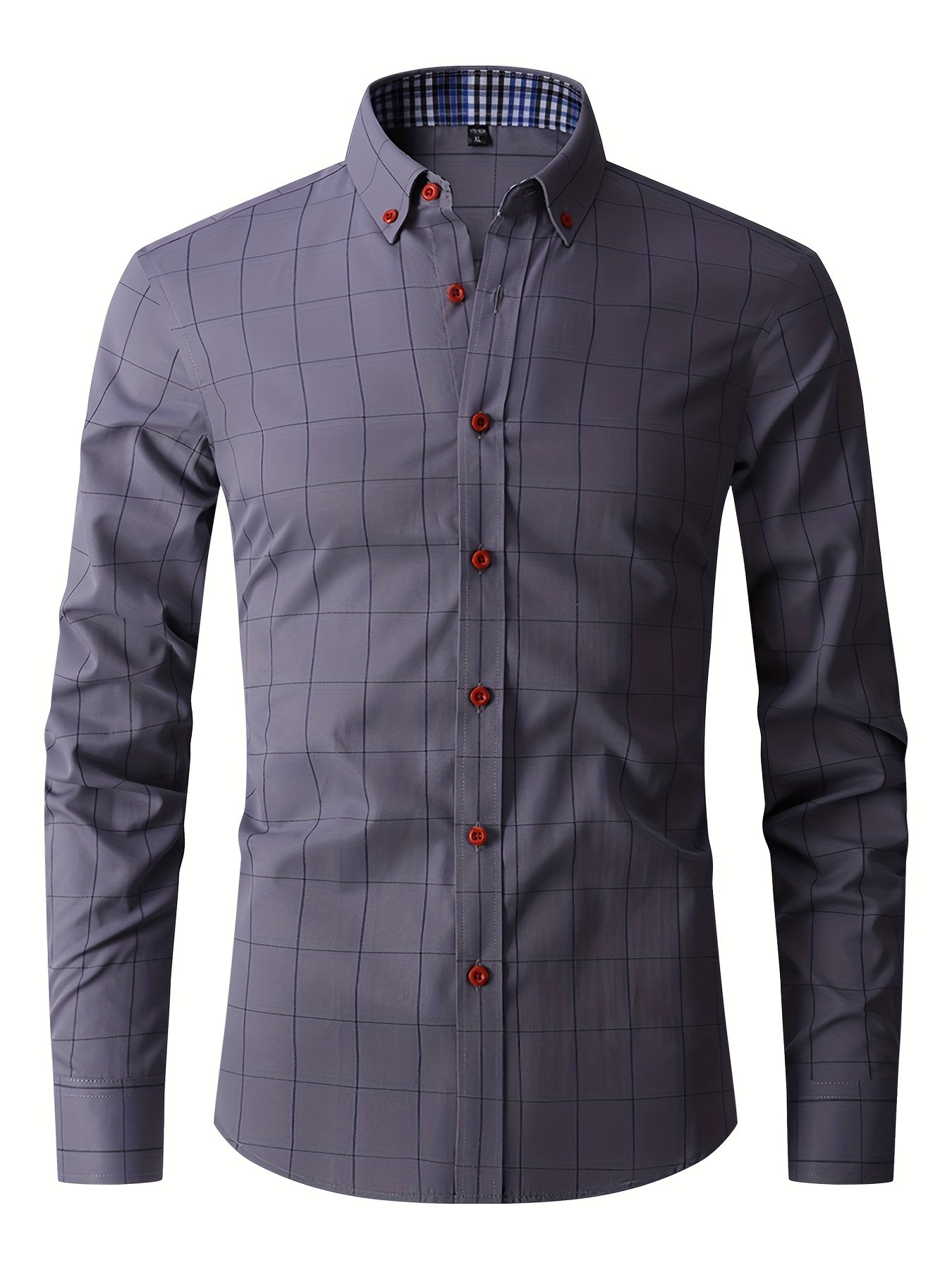 Men's Oxford Shirt Slim Fit Long Sleeve