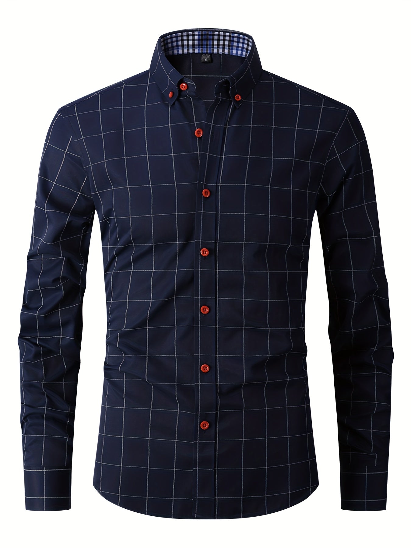 Men's Oxford Shirt Slim Fit Long Sleeve