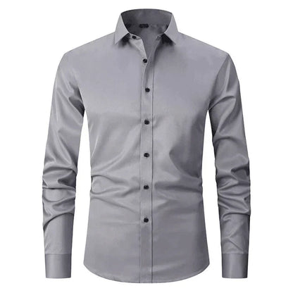 Men's Long-Sleeve Stretch Non-Iron Shirt