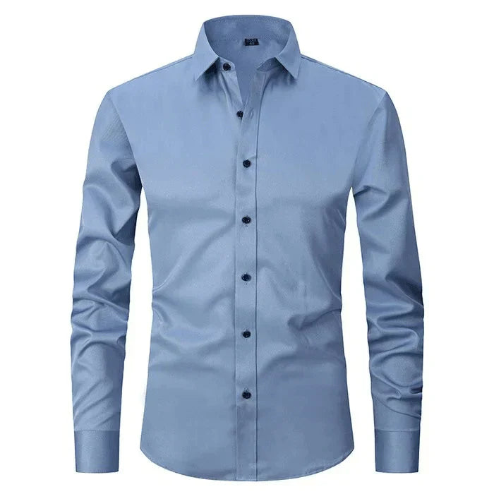 Men's Long-Sleeve Stretch Non-Iron Shirt