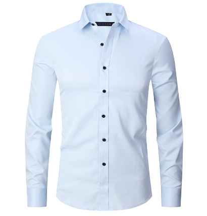 Men's Long-Sleeve Stretch Non-Iron Shirt
