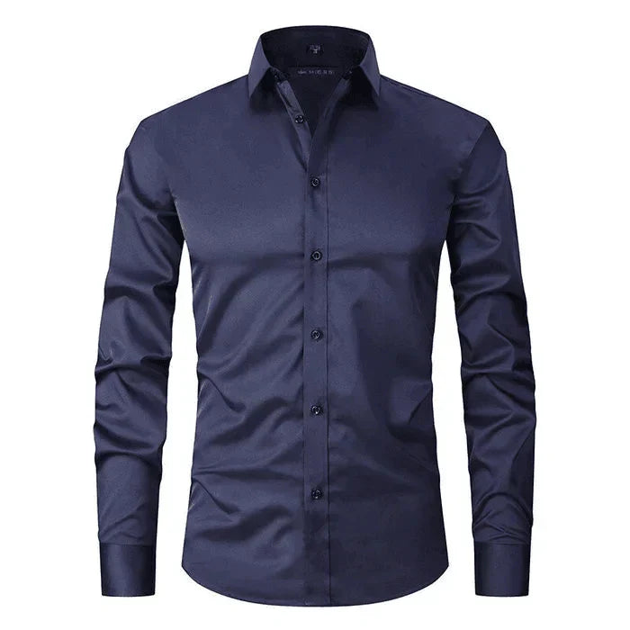 Men's Long-Sleeve Stretch Non-Iron Shirt