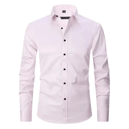 Men's Long-Sleeve Stretch Non-Iron Shirt