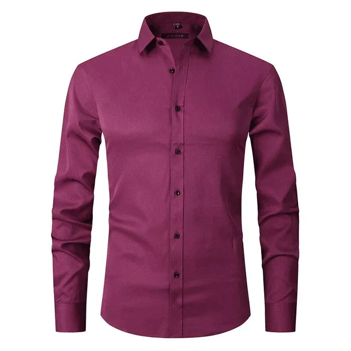 Men's Long-Sleeve Stretch Non-Iron Shirt