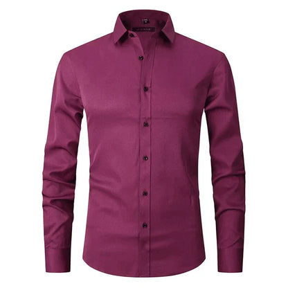 Men's Long-Sleeve Stretch Non-Iron Shirt