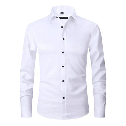 Men's Long-Sleeve Stretch Non-Iron Shirt