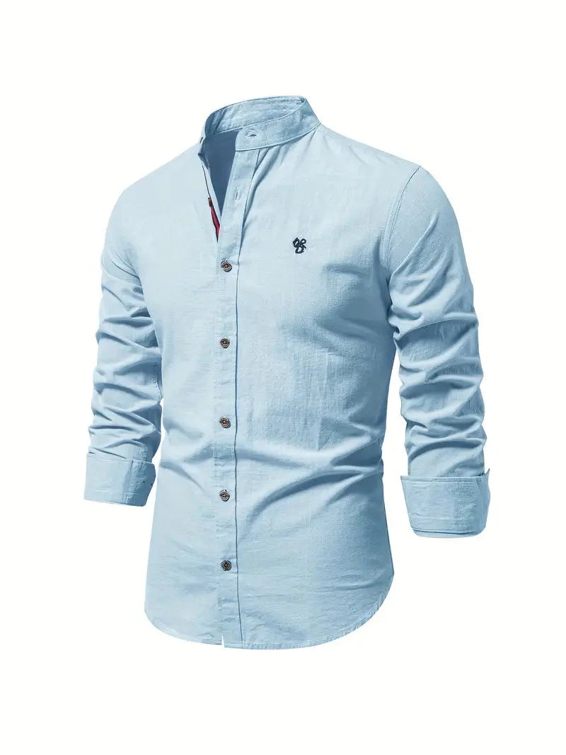 Men's Slim Fit Long Sleeve Comfort Shirt