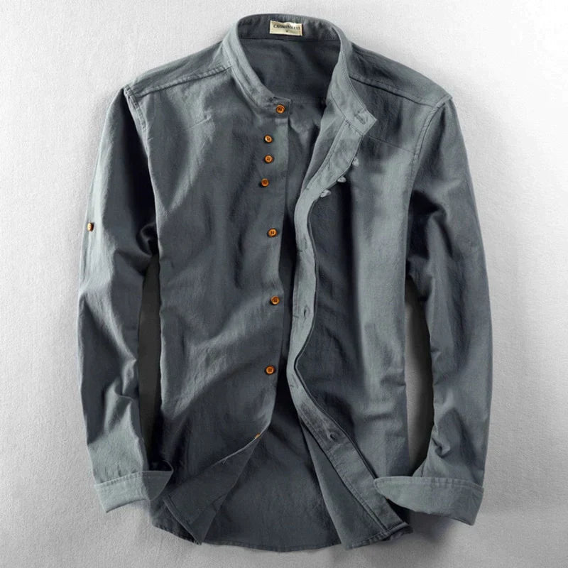 Men's Long Sleeve Classic Japan Style Shirt