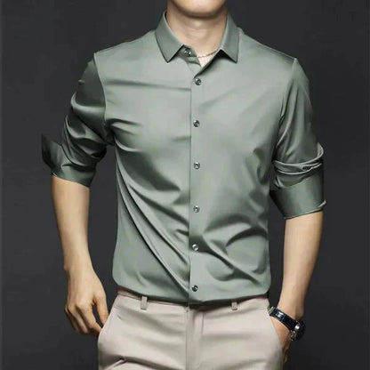 Men's Oxford Shirt Wrinkle-Free Elegant