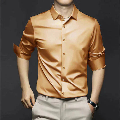 Men's Oxford Shirt Wrinkle-Free Elegant