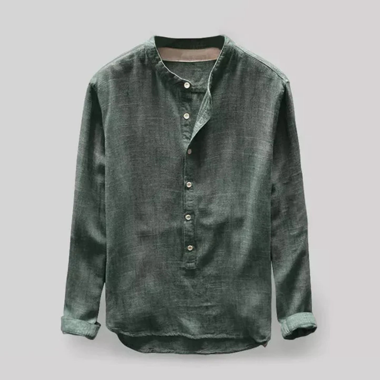 Men's Long Sleeve Henley Shirt