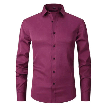 Men's Long-Sleeved Stretch Shirt