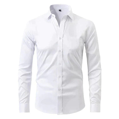 Herren Hemd Langarm Stretch - IdealeKleiden