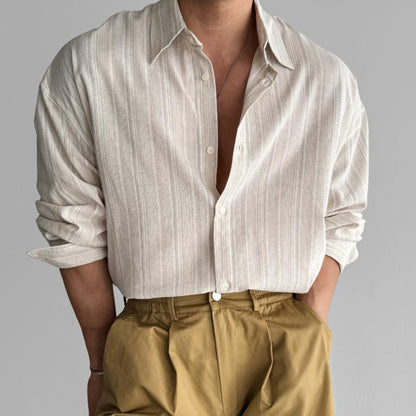 Men's Long-Sleeve Shirt Classic Modern