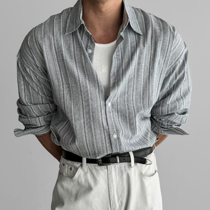 Men's Long-Sleeve Shirt Classic Modern