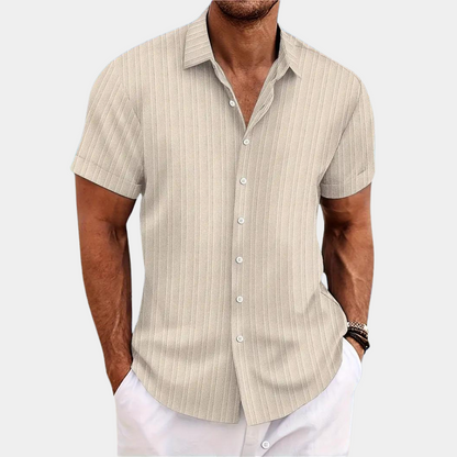 Lightweight Summer Shirt Short Sleeve Collar