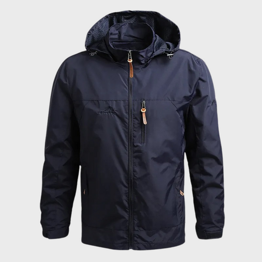 Herren Regenjacke Wasserdicht Warm Isoliert - IdealeKleiden