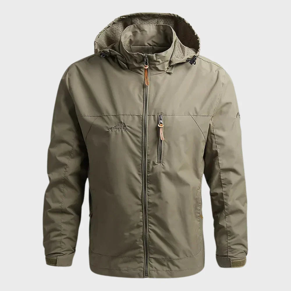 Men's Waterproof Rain Jacket Hooded