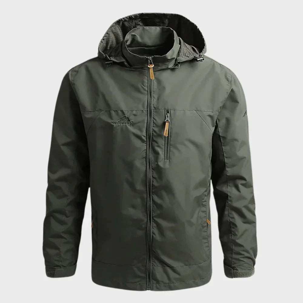Men's Waterproof Rain Jacket Hooded