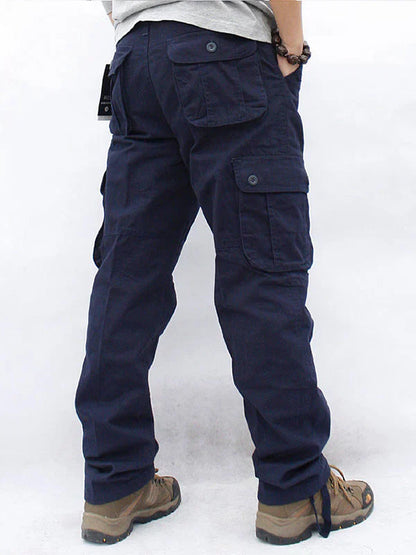 Men's Trousers with Many Pockets - Casual Outdoor Look