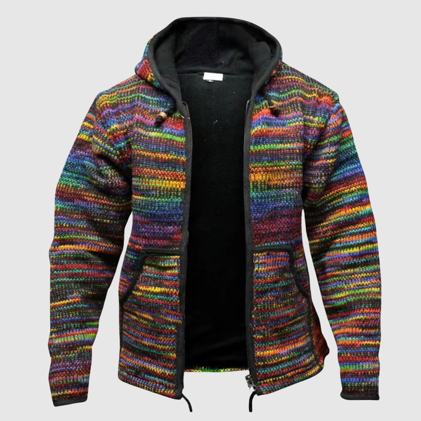 Cozy Hoodie Wool Blend Relaxed Fit Boho Chic