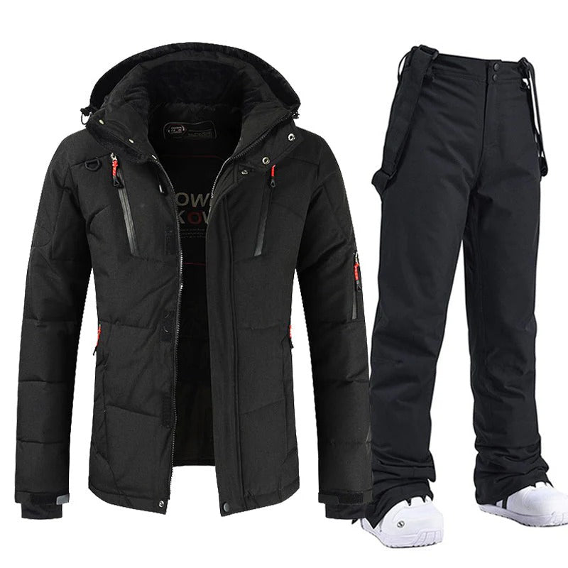 Men's Ski Suit Two-Piece Jacket Trousers