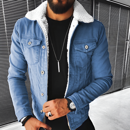 Men's Winter Jacket Fur-Lined Style