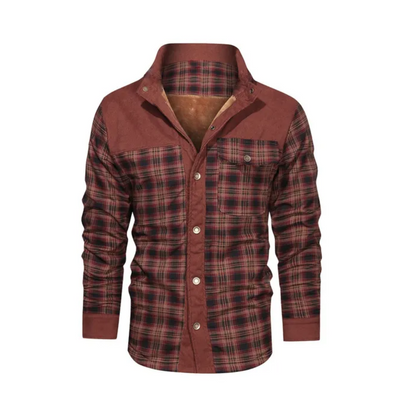 Women's Lightweight Insulated Plaid Winter Jacket