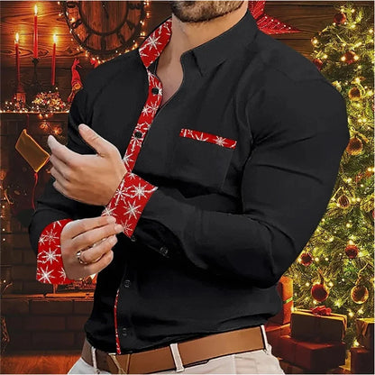 Christmas Men's Shirt Modern & Comfortable